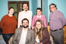 Billy with his cast. Front row: Elijah and Kolby Logue. Back row: Alex Perkins, Don Blaheta, Melissa Meinhard, Billy Tucker